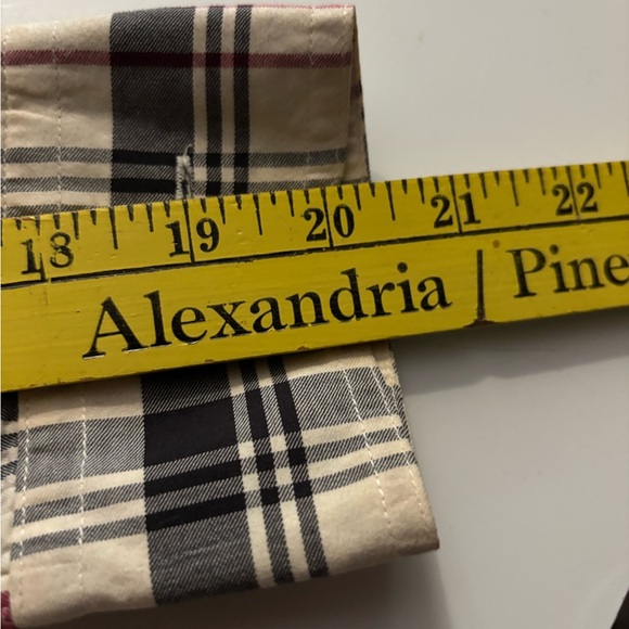 Lauren Ralph Lauren Women’s Casual Plaid Shirt - Black, White, Red size Medium - Picture 5 of 6